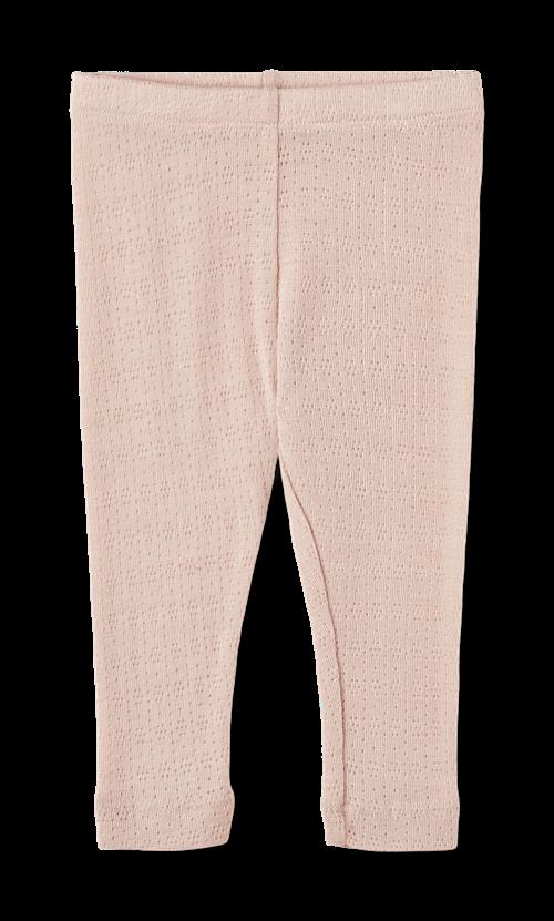 Wheat Agi Leggings I Uld Og Silke Pale Lilac  Pale Lilac 62 cm Uld Lyserød  62 cm  Piger