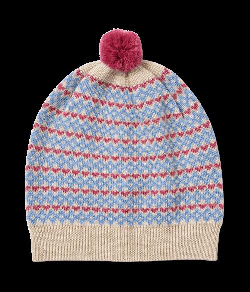 Wheat Doonia Hue I Uld Blue  Blue 52/53 cm Uld Blå  52/53 cm  Piger