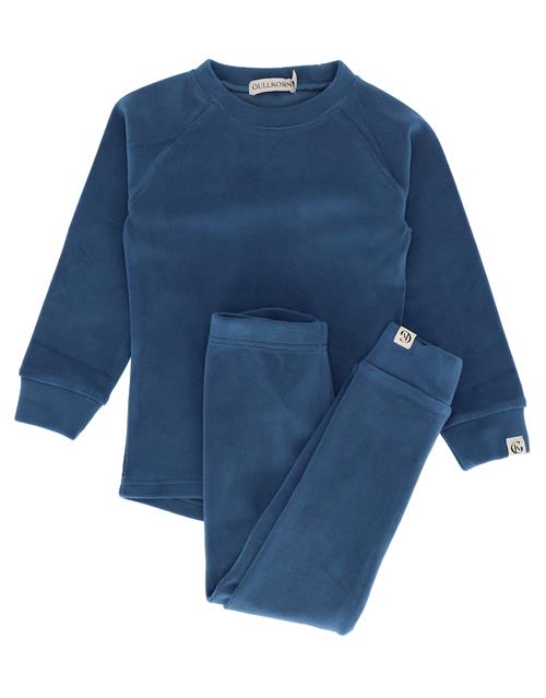 Gullkorn Jona Fleece-sæt Storm Blue  Storm Blue 110/116 cm  Blå  110/116 cm  Drenge
