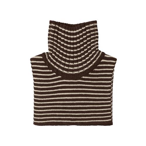 FUB Halsedisse I Uld Mocca/ecru  Mocca/Ecru-120/150 cm Uld Brun  120/150 cm  Drenge, Piger