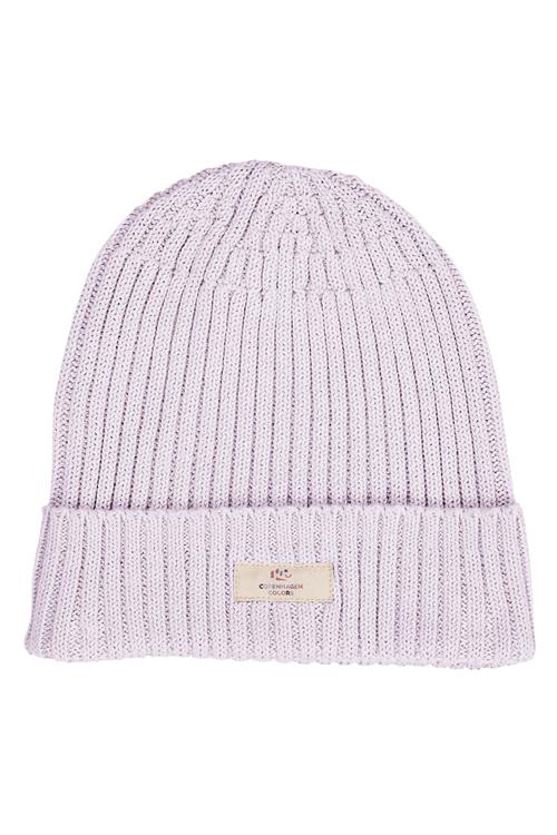 Copenhagen Colors GOTS Klassisk Hue I Bomuldsstrik Lavender  Lavender 48/50 cm  Lilla  48/50 cm  Piger