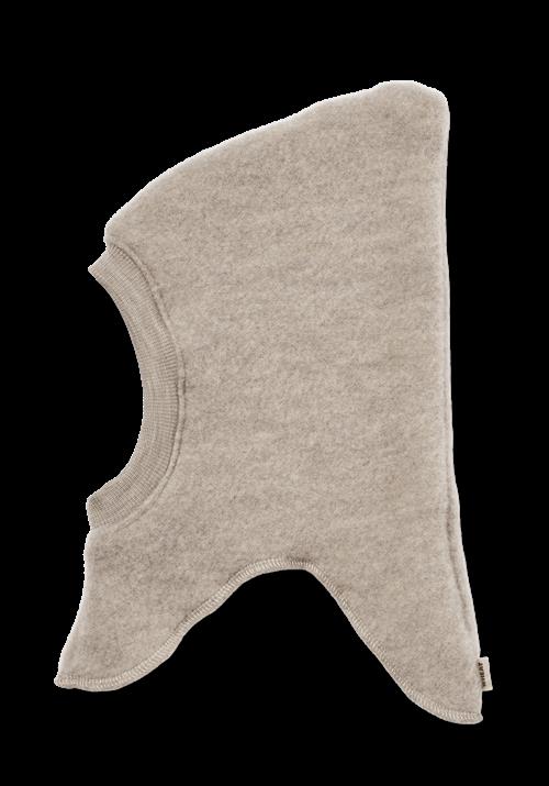Wheat Eli Balaclava I Uldfleece Khaki Melange  Khaki Melange 44/47 cm Uld Brun  44/47 cm  Drenge
