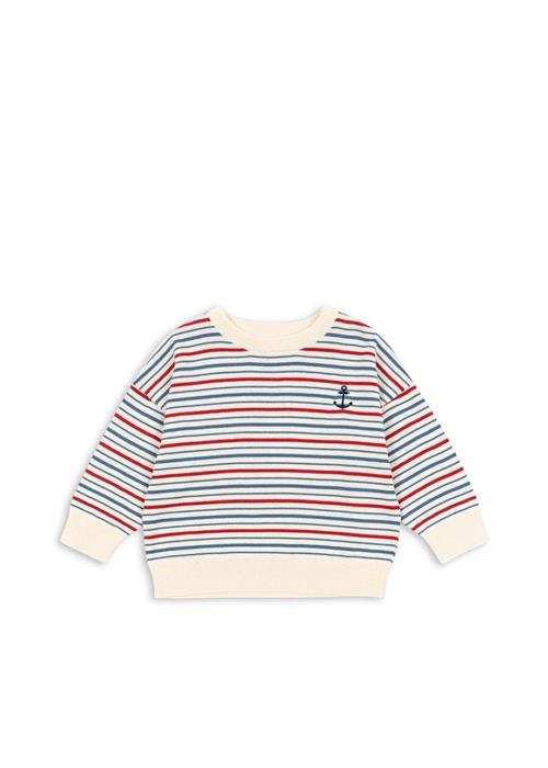 Konges Sløjd GOTS Manis Strikket Sweater Antique Stripe  Antique Stripe 18 months  Blå  18 måneder  Drenge