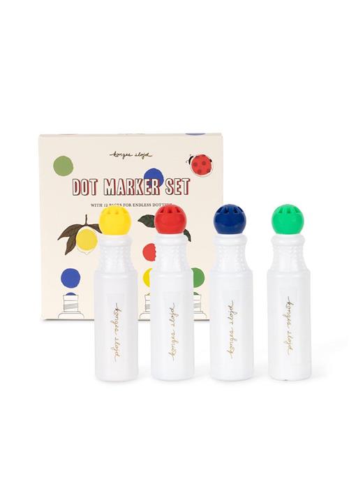 Konges Sløjd Dot Marker-sæt Multi  Multi One Size  Creme  One Size 3+ Years Drenge, Piger