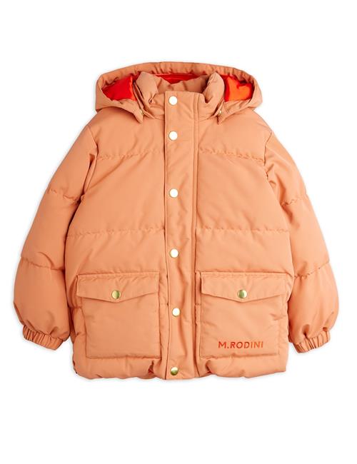 Mini Rodini Solid Puffer-jakke Pink  Pink 92/98 cm  Lyserød  92/98 cm  Piger