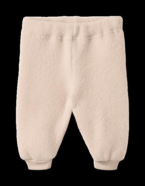 Wheat Kinnie Fleece-bukser I Uld Pale Lilac  Pale Lilac 86 cm Uld Lyserød  86 cm  Piger