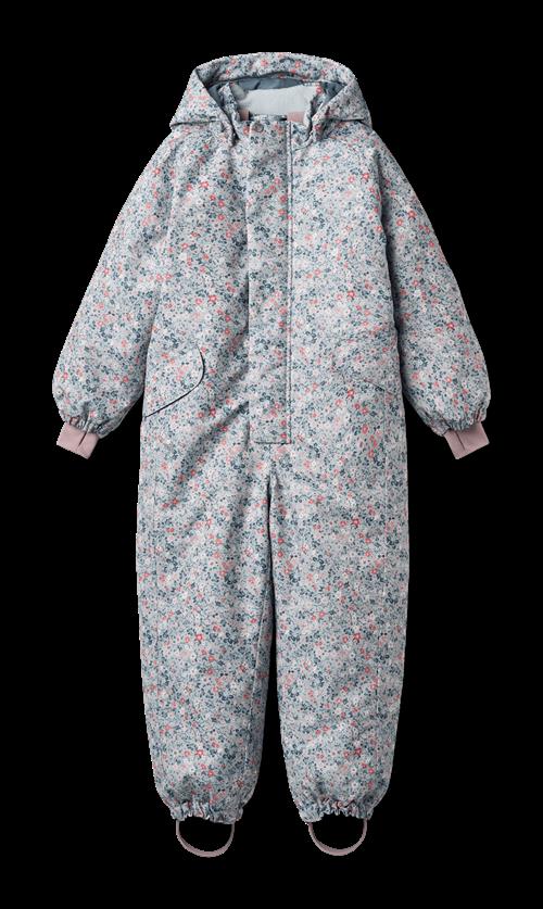 Wheat Miko Vinter-overtræksdragt Soft Rain Flowers Soft Rain Flowers 104 cm  Blå  104 cm  Piger