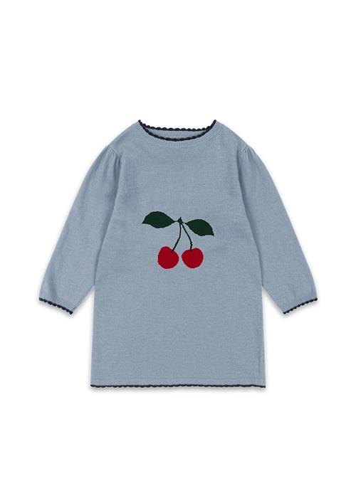 Konges Sløjd Alexa Strikket Kjole Blue Fog  Blue Fog 18 months  Blå  18 måneder  Piger