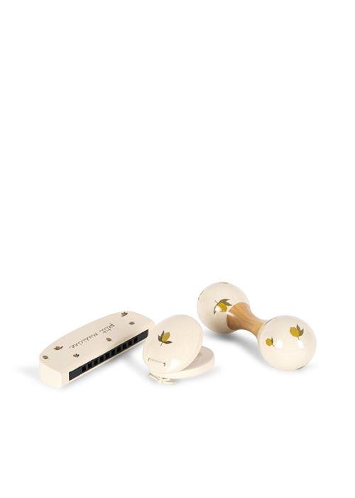 Konges Sløjd Petit Glossy Musiksæt Lemon  Lemon One Size  Beige  One Size  Drenge