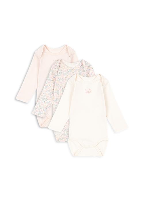 Fanga Fontana Fio 3-pak Lange Ærmer Body Prato Fiori  Prato Fiori 12 months  Lyserød  12 måneder  Piger