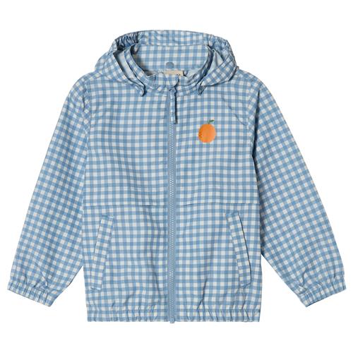 Kuling Simrishamn Vindjakke Dove Blue Check Dove Blue Check 110 cm  Blå  110 cm  Drenge, Piger