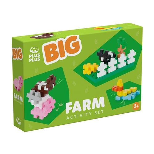 Plus-Plus BIG Aktivitetssæt Farm  One Size  Grøn  One Size 1+ Years Drenge, Piger