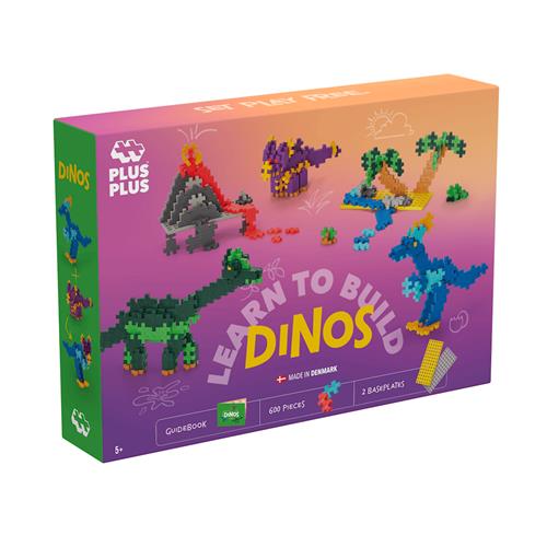 Plus-Plus Learn To Build Dinosaurs  One Size  Grøn  One Size 5+ Years Drenge, Piger