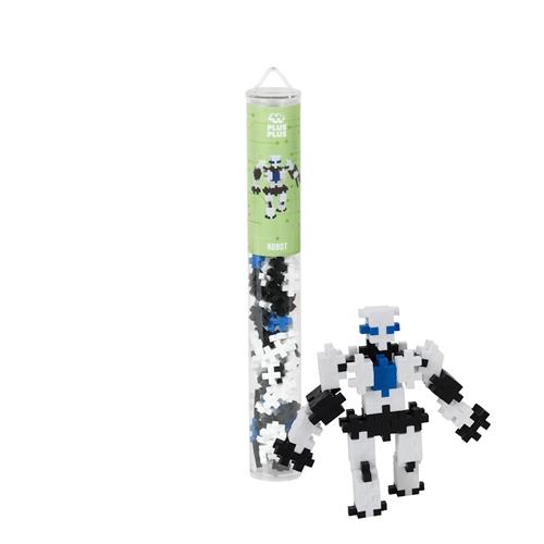 Plus-Plus Robot 100 Pcs  One Size  Hvid  One Size 5+ Years Drenge, Piger