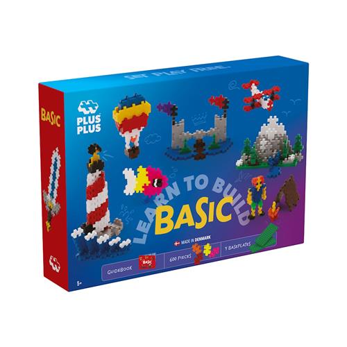 Plus-Plus Learn To Build Basic  One Size  Blå  One Size 5+ Years Drenge, Piger