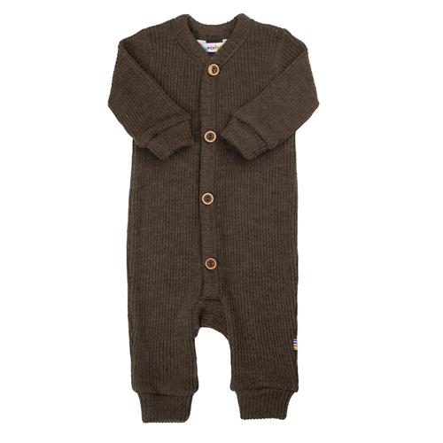 Joha Jumpsuit I Uld Brown Melange  Brown Melange-80 cm  Brun  80 cm  Drenge