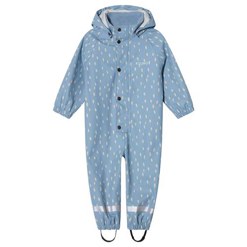 Kuling Leeds Uforet Regnovertræksdragt Dove Blue Dots Dove Blue Dots 98/104 cm Rain Blå  98/104 cm  Drenge, Piger