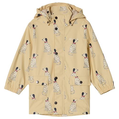Kuling Orust Regnfrakke Pale Yellow Dalmatian Pale Yellow Dalmatian 86/92 cm Rain Gul  86/92 cm  Drenge, Piger