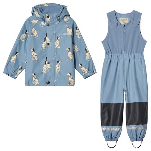 Kuling Ottawa Foret Regnsæt Dove Blue Dalmatian Dove Blue Dalmatian 110/116 cm Rain Blå  110/116 cm  Drenge, Piger