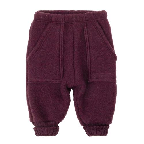Joha Baggy Bukser I Blød Uld Plum  Plum-100 cm  Lilla  100 cm  Drenge, Piger