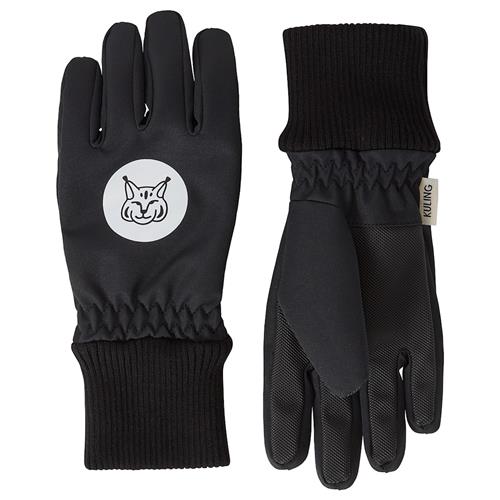 Kuling Mora Skalhandsker Always Black  Always Black 4-6 Y  Sort  4-6 år  Drenge, Piger