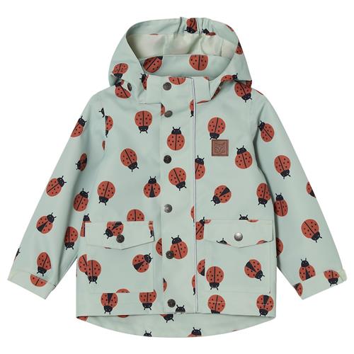 Kuling Stockholm Skaljakke Pale Green Ladybug  Pale Green Ladybug 80 cm Shell Grøn  80 cm  Drenge, Piger