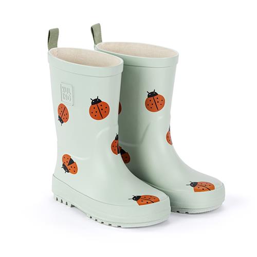 Kuling Viken Gummistøvler Pale Green Ladybug  Pale Green Ladybug 20 EU  Grøn  20 EU  Drenge, Piger