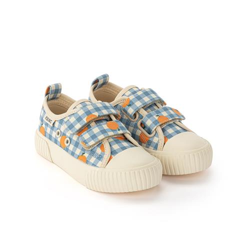 Kuling Madrid Canvas Sneakers Dove Blue Check  Dove Blue Check 23 EU  Blå  23 EU  Drenge, Piger