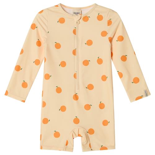 Kuling Paros UV-dragt Pale Yellow Oranges  Pale Yellow Oranges 86/92 cm  Gul  86/92 cm  Drenge, Piger