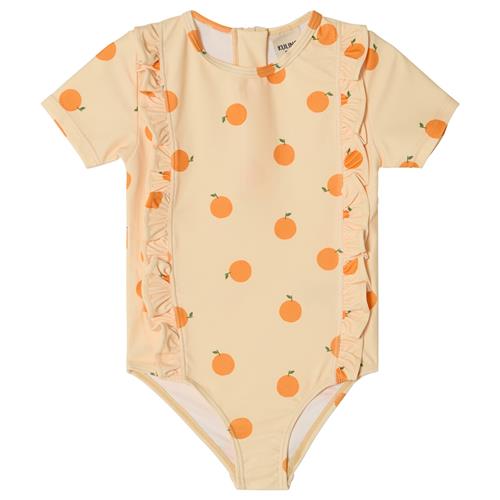 Kuling Symi UV-badedragt Oranges  Oranges 86/92 cm  Gul  86/92 cm  Drenge, Piger