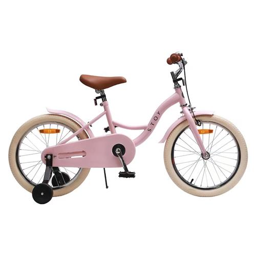 Stoy 18" Vintage Cykel Candy Pink  Candy Pink 5-8 Y  Lyserød  One Size  Drenge, Piger