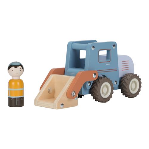 Little Dutch Gravemaskine Med Træfigur Blue  Blue-One Size  Blå  One Size  Drenge, Piger