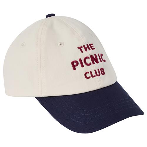 Kuling Åhus Hætte The Picnic Club Foggy White Navy  The Picnic Club Foggy White/Navy 48/52 cm  Hvid  48/52 cm  Drenge, Piger