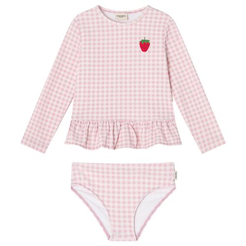 Kuling Florence UV-sæt Pink Gingham  Pink Gingham 98/104 cm  Lyserød  98/104 cm  Piger