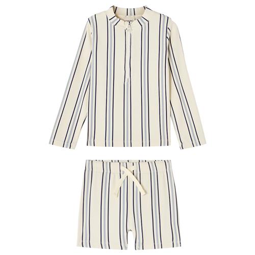 Kuling Madagaskar UV-sæt Blue Stripe  Blue Stripe 110/116 cm  Blå  110/116 cm  Drenge, Piger
