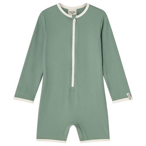 Kuling Paros UV-dragt Bay Green  Bay Green 122/128 cm  Grøn  122/128 cm  Drenge, Piger