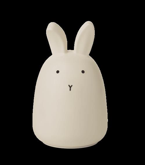 Liewood Winston Natlampe Med Kanin Rabbit Creme De La Creme  Rabbit Creme De La Creme-One Size  Creme  One Size 3+ Years Drenge, Piger
