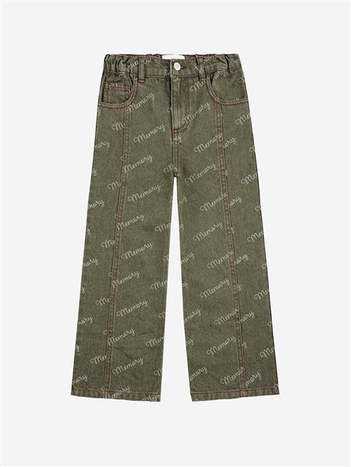 Bobo Choses Memory All Over Denim-bukser Khaki  Khaki-6-7 Y  Brun  6-7 år  Drenge