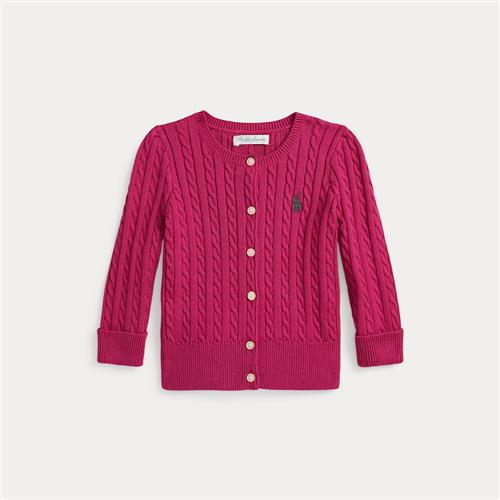 Ralph Lauren Cardigan Med Mini-kabler Preppy Pink  Preppy Pink 75-79cm  Lyserød  75-79 cm  Piger