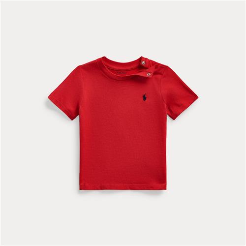 Ralph Lauren T-shirt Med Rund Hals Red  Red 85-90cm  Rød  85-90 cm  Drenge