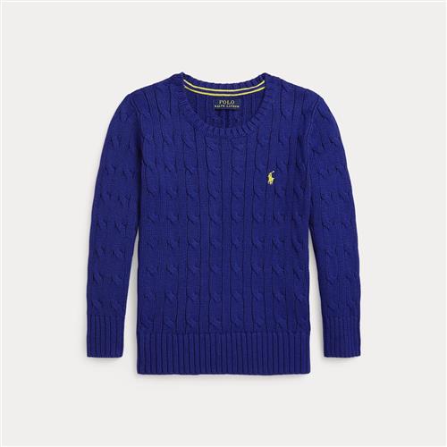 Ralph Lauren Kabelstrikket Sweater Classic Azure  Classic Azure 88-93cm  Blå  88-93 cm  Drenge