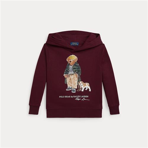 Ralph Lauren Polo Bear Fleece-hættetrøje Bear Classic Wine  Bear Classic Wine 94-100cm  Rød  94-100 cm  Drenge