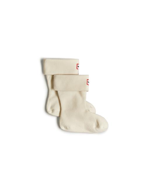 Hunter Kids Støvlesokker I Fleece Hunter White  Hunter White L  Hvid  L  Drenge, Piger