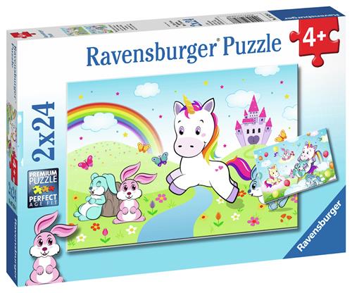 Ravensburger Ravensburger Puslespil - Eventyrlig Enhjørning Mix  Mix-Onesize  Blå  One Size 4+ Years Drenge, Piger