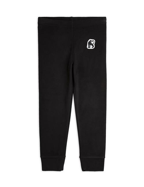 Mini Rodini Bukser I Mikrofleece Black  Black-104/110 cm  Sort  104/110 cm  Drenge, Piger