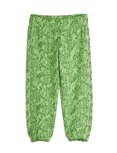 Mini Rodini Mini Leopard Joggingbukser Green  Green 128/134 cm  Grøn  128/134 cm  Drenge