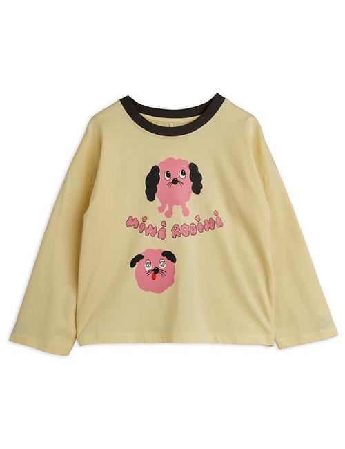 Mini Rodini Doggies Langærmet Top Yellow  Yellow 104/110 cm  Gul  104/110 cm  Piger