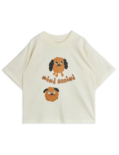 Mini Rodini Doggies T-shirt Off-white  Off-white 128/134 cm  Hvid  128/134 cm  Drenge