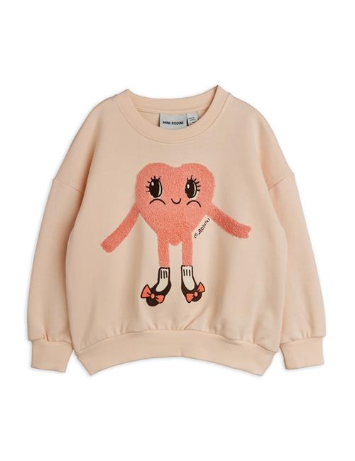 Mini Rodini Heart In Shoes Sweatshirt Pink  Pink 92/98 cm  Lyserød  92/98 cm  Piger