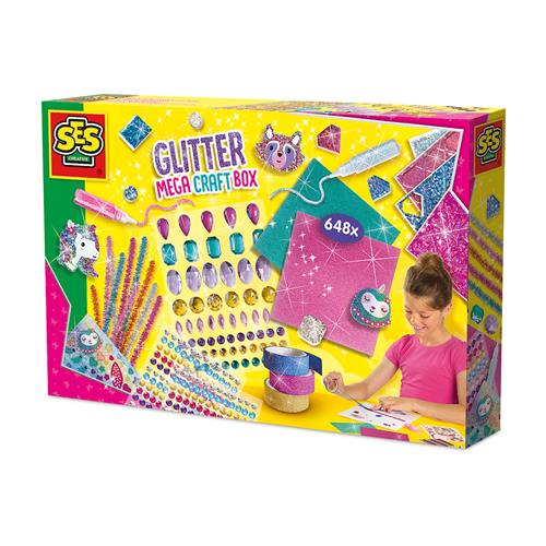 SES Creative Glitter Til Hobbykasser  Yellow-5-10 Y  Gul  5-10 år  Drenge, Piger